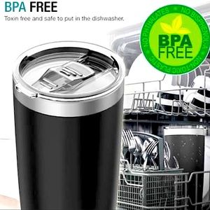 20oz Coffee Cup Use for Ice Drink and Hot Beverage